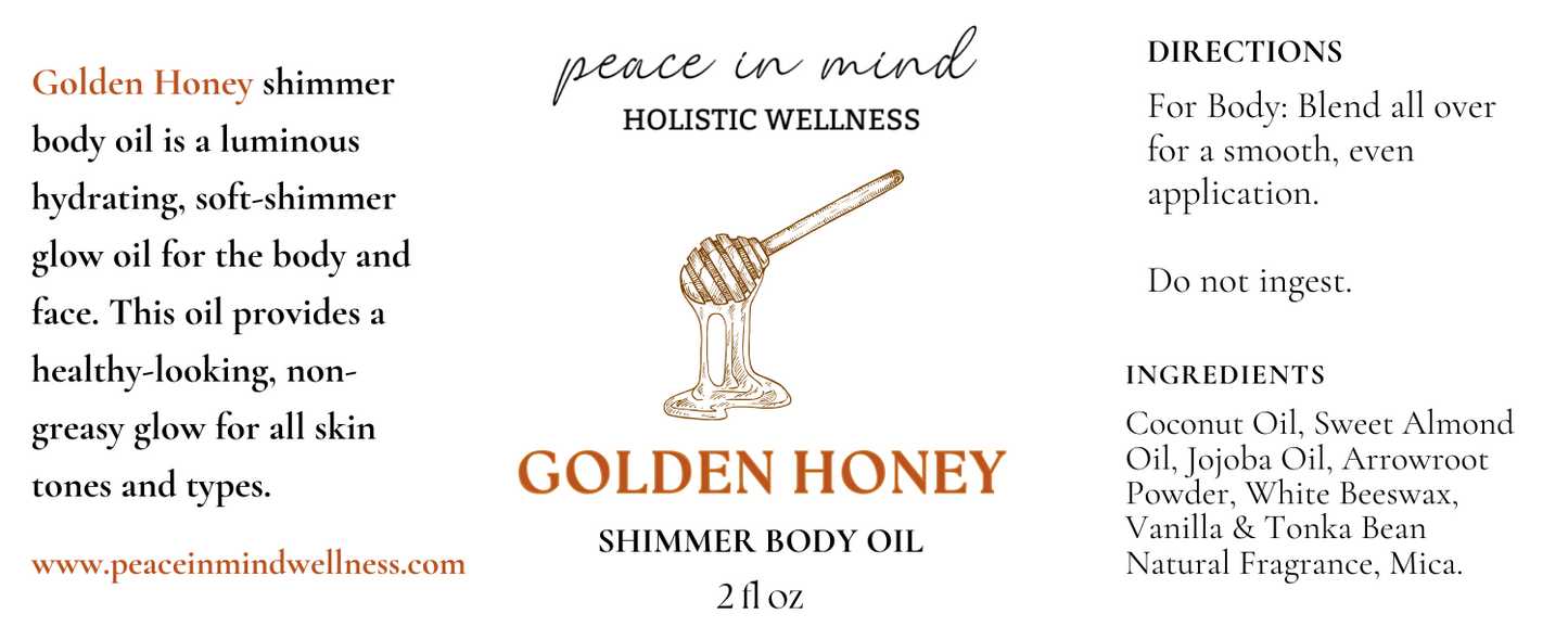 Golden Honey - Shimmer Body Oil